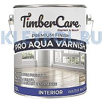 TimberCare Pro Aqua Varnish 2,5 л полуматовый однокомпонентный лак на водной основе